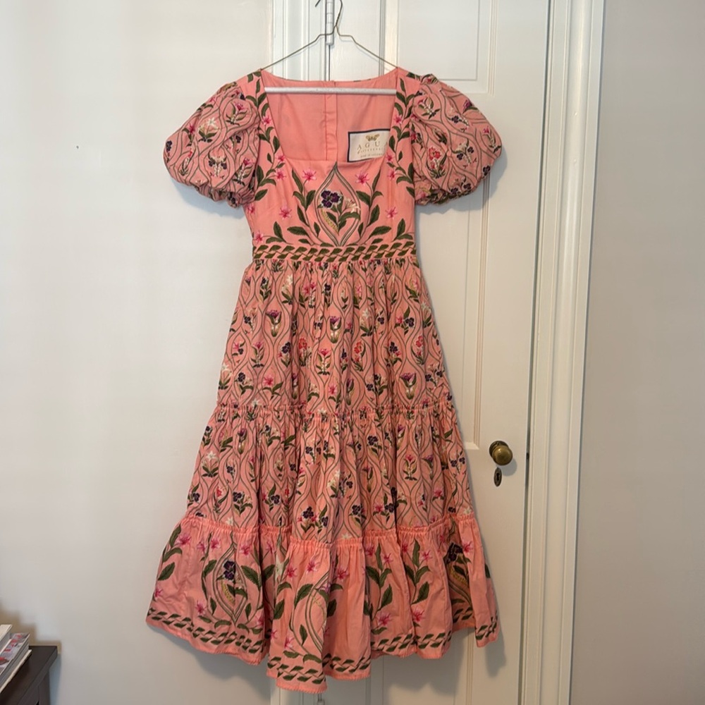 AGUA by Agua Bendita Pink Floral Dress